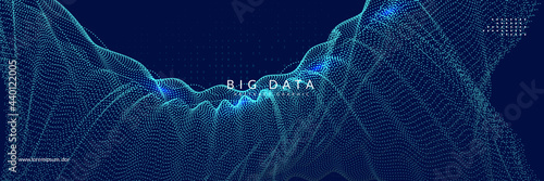 Artificial intelligence background. Digital
