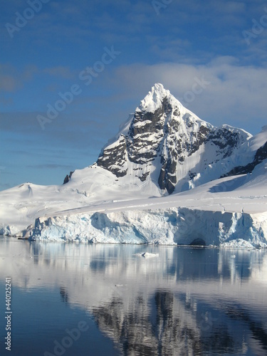 glacier in the bay