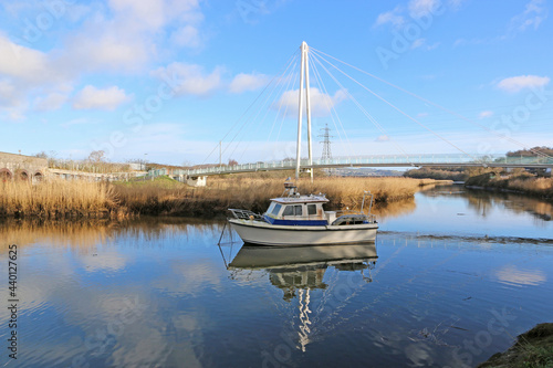Photos Boat by Town Quay Bridge, Newton Abbot, Devon