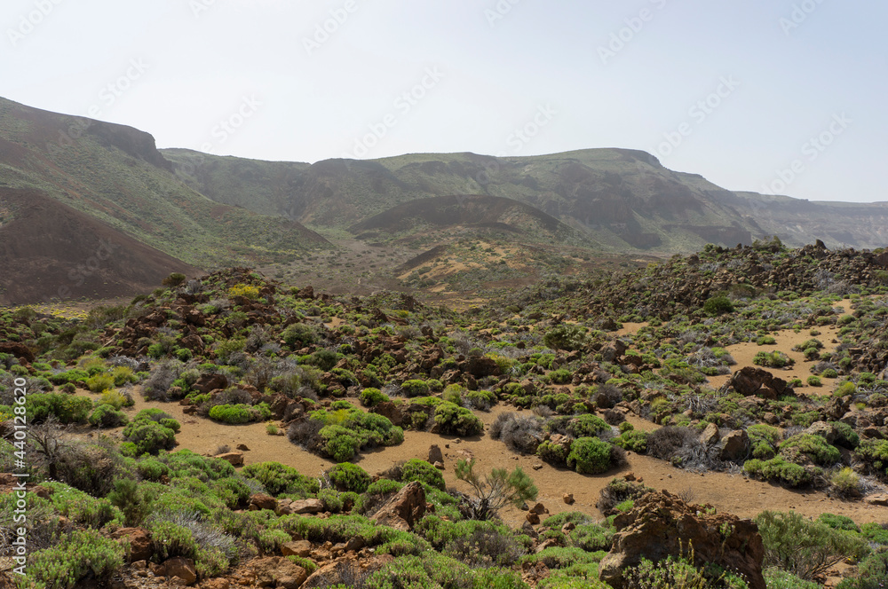 Martian landscape of Tenerife island