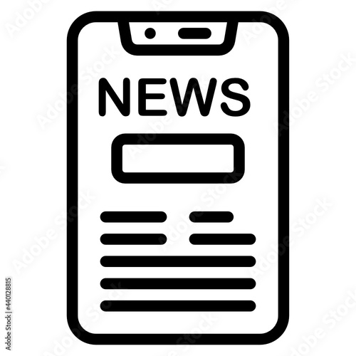 News in the phone