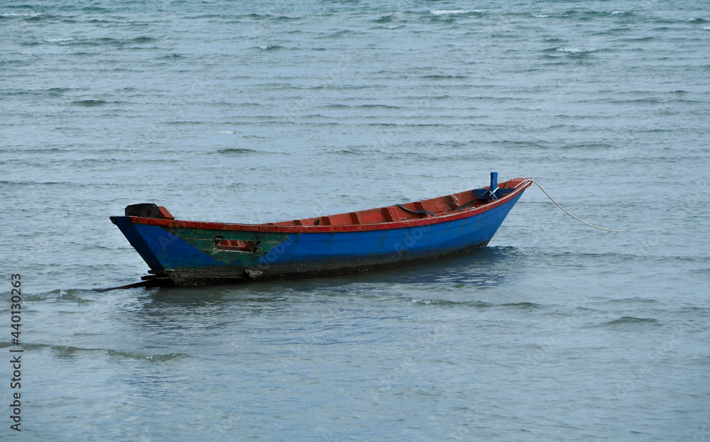 Broken boat, Rayong, Thailand Broken boat, Rayong, Thailand