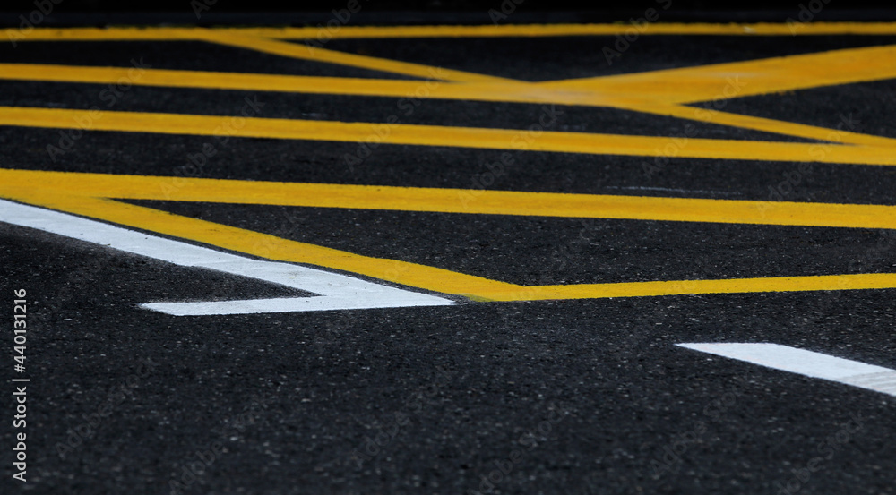 custom made wallpaper toronto digitalRoad signs painted on the asphalt ground