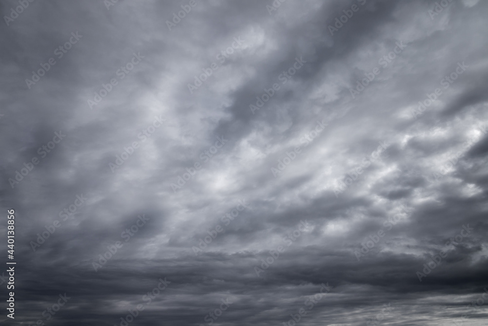 Cloudy dark stormy sky. Natural background Cloudy dark stormy sky. Natural background