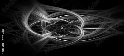 black white swirl effect, digital effect