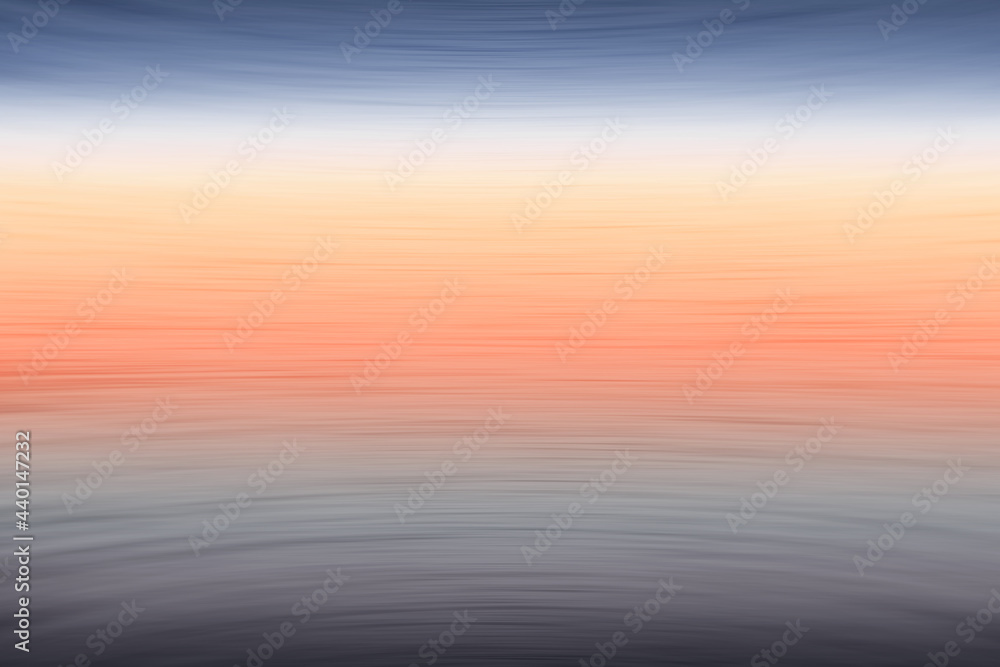 Abstract background with motion blur and colors reminiscent of sunset over the sea