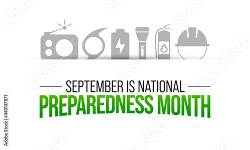 Valokuva National Preparedness month (NPM) is observed every year in September,  to promote family and community disaster planning now and throughout the year
