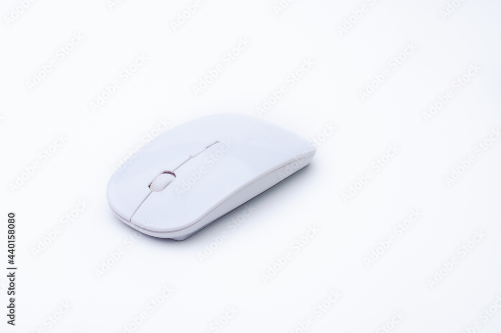 white mouse isolated on a white background white mouse isolated on a white background