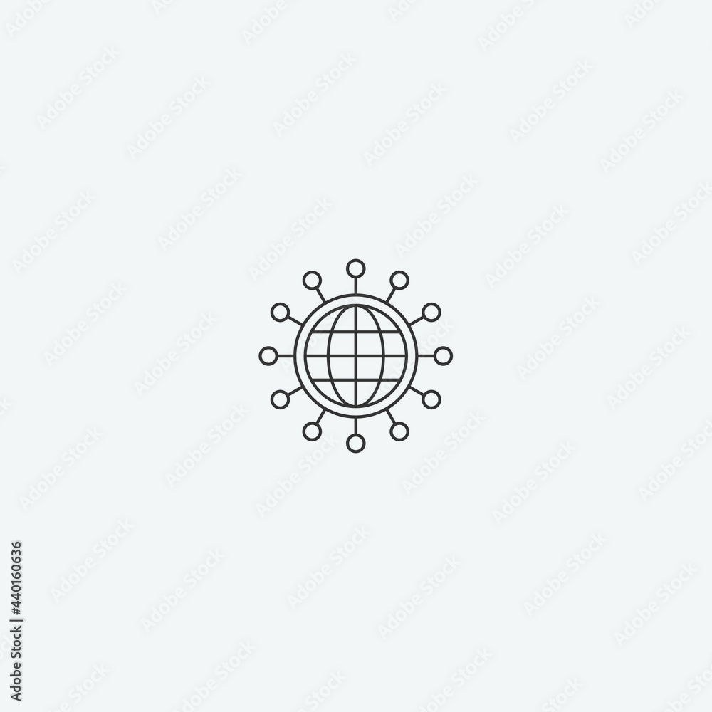 Marketing vector icon illustration sign Marketing vector icon illustration sign
