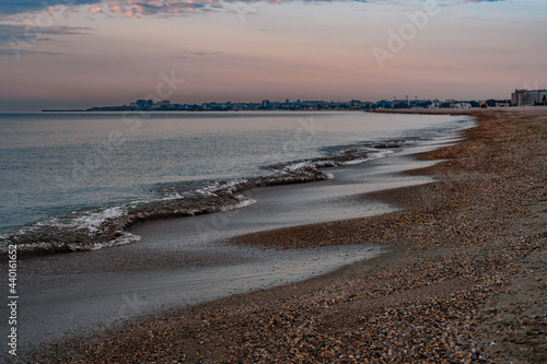 beach at sunset