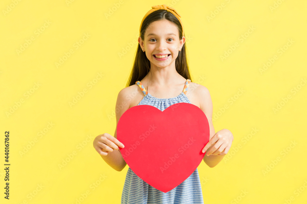 Cute preteen girl sending you a lot of love Cute preteen girl sending you a lot of love