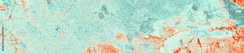 Fototapeta premium abstract red, orange, celadon and aquamarine colors background for design