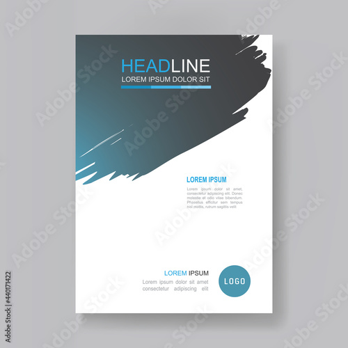Abstract annual report design template. Book cover, Flyer, Brochure. Magazine, Presentation cover. Abstract Geometric Vector illustration