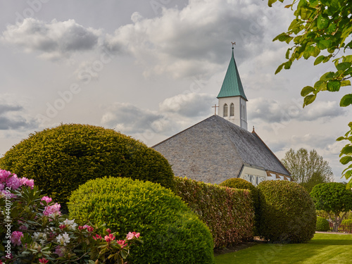 Slika na platnu Beautiful St. Johannes Baptist church in Bielefeld, Germany