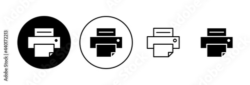 Print icon set. printer icon vector.