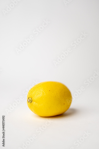 Lemon on White