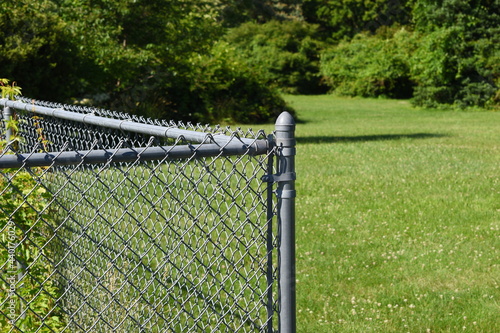 Chain link fence