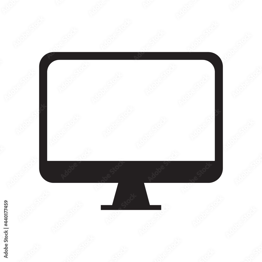 icon symbol computer line icon symbol on white background.business technology concept vector icon symbol computer line icon symbol on white background.business technology concept vector
