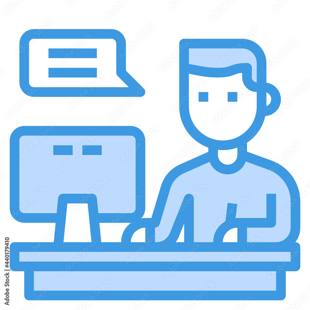 Study blue outline icon Study blue outline icon