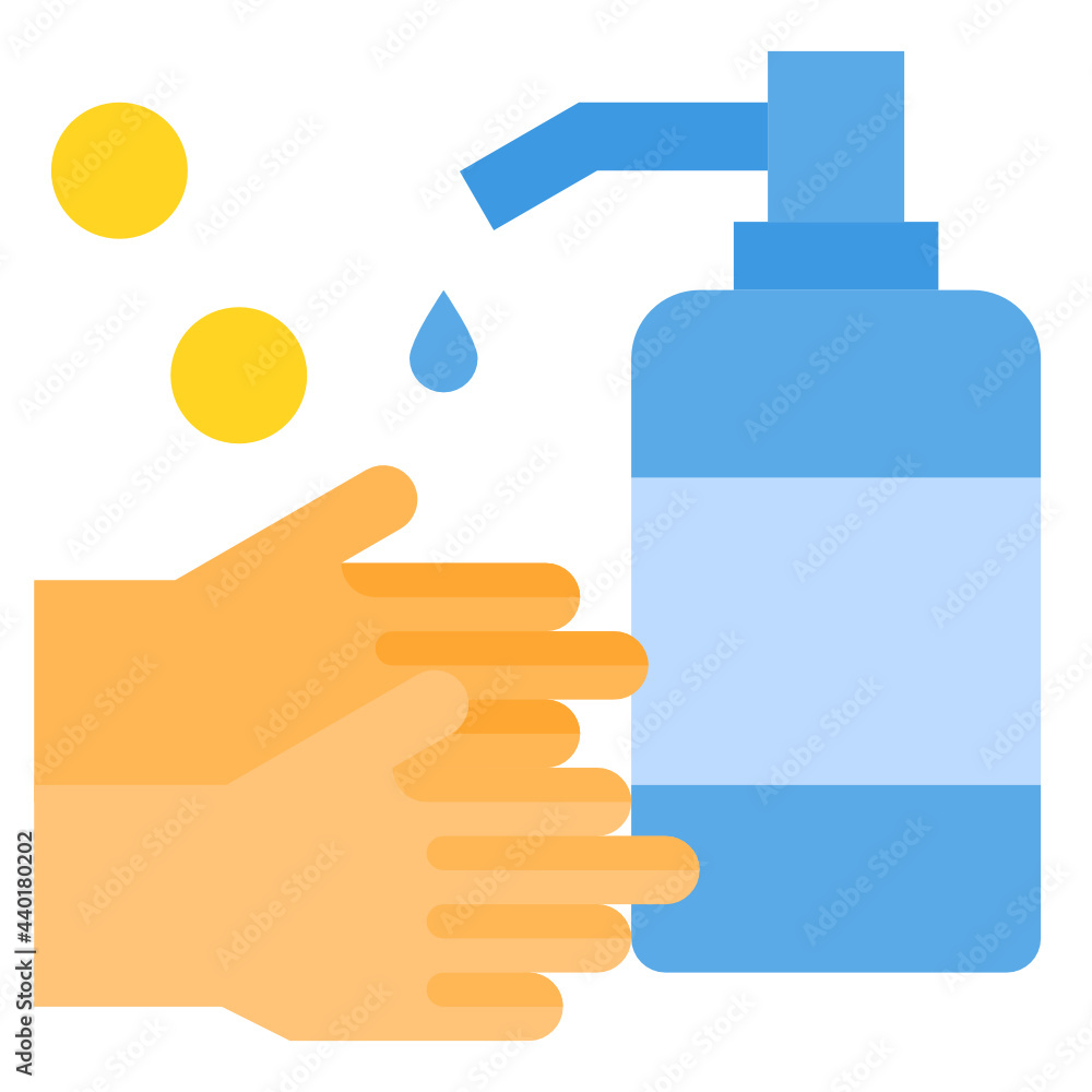 Hands Washing flat icon Hands Washing flat icon