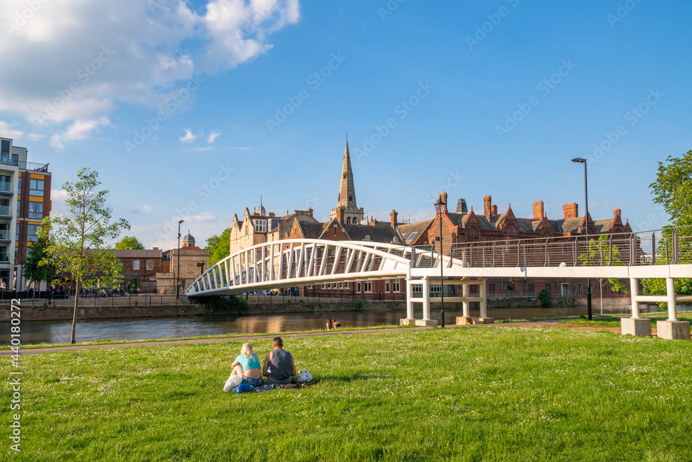 Obraz premium Bedford Riverside on the Great Ouse River 
