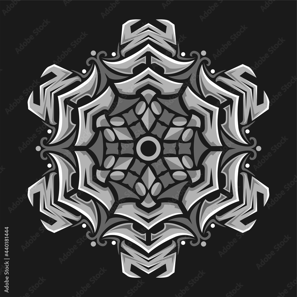 Modern mandala art vector design with a beautiful mix of colors, suitable for all advertising design needs, both for business card designs, banners, brochures and others.
EPS format files