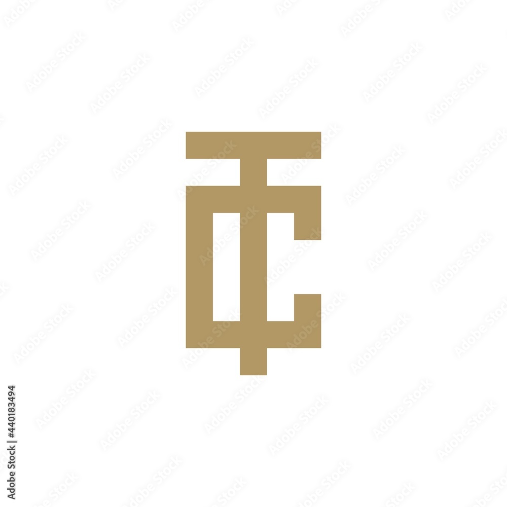 TC letter initial square ornament logo design inspiration TC letter initial square ornament logo design inspiration