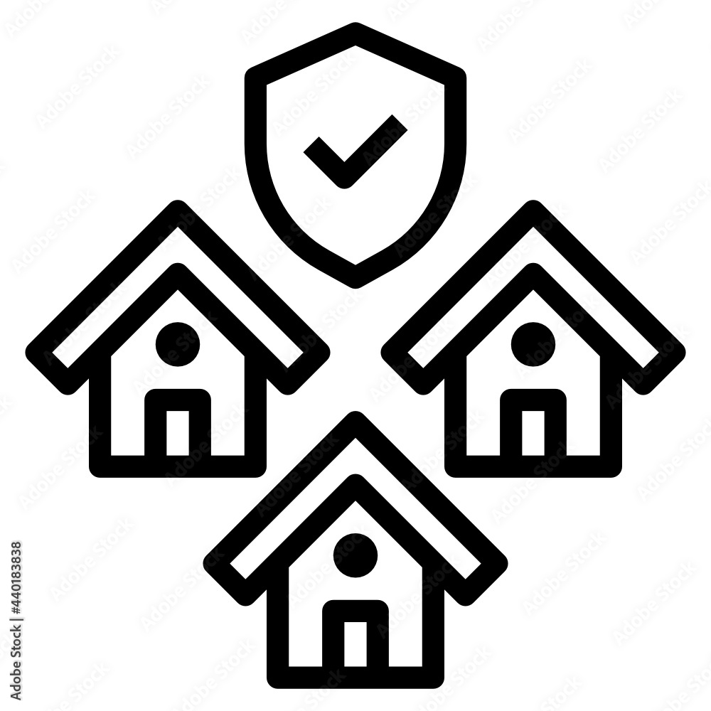 Security outline icon Security outline icon