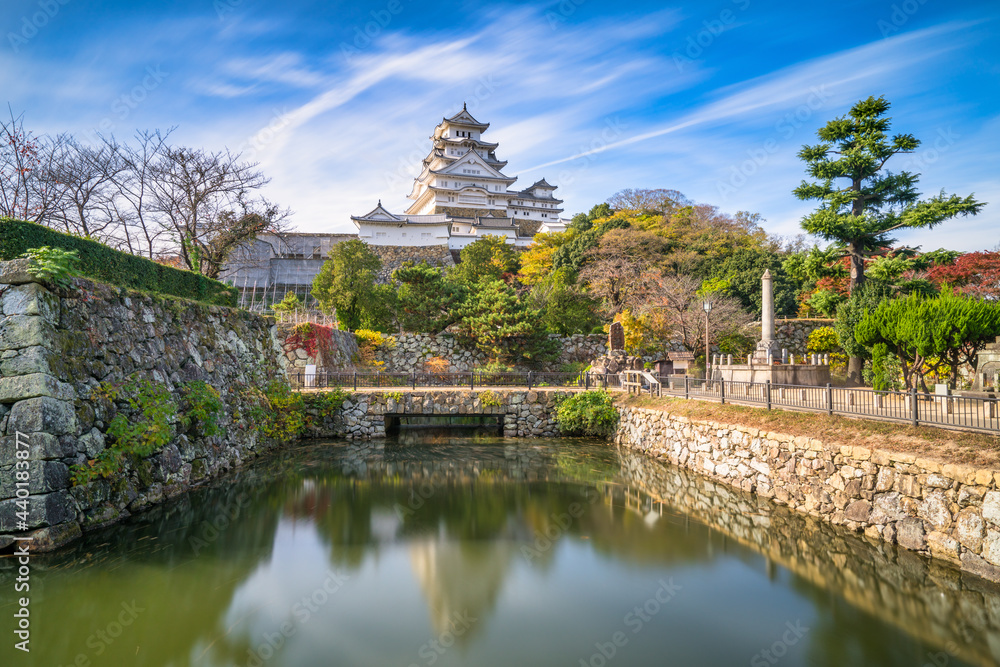 Himeji Castle, Hyogo Prefecture. Himeji Castle is a UNESCO World Heritage Site. Japan Himeji Castle, Hyogo Prefecture. Himeji Castle is a UNESCO World Heritage Site. Japan
