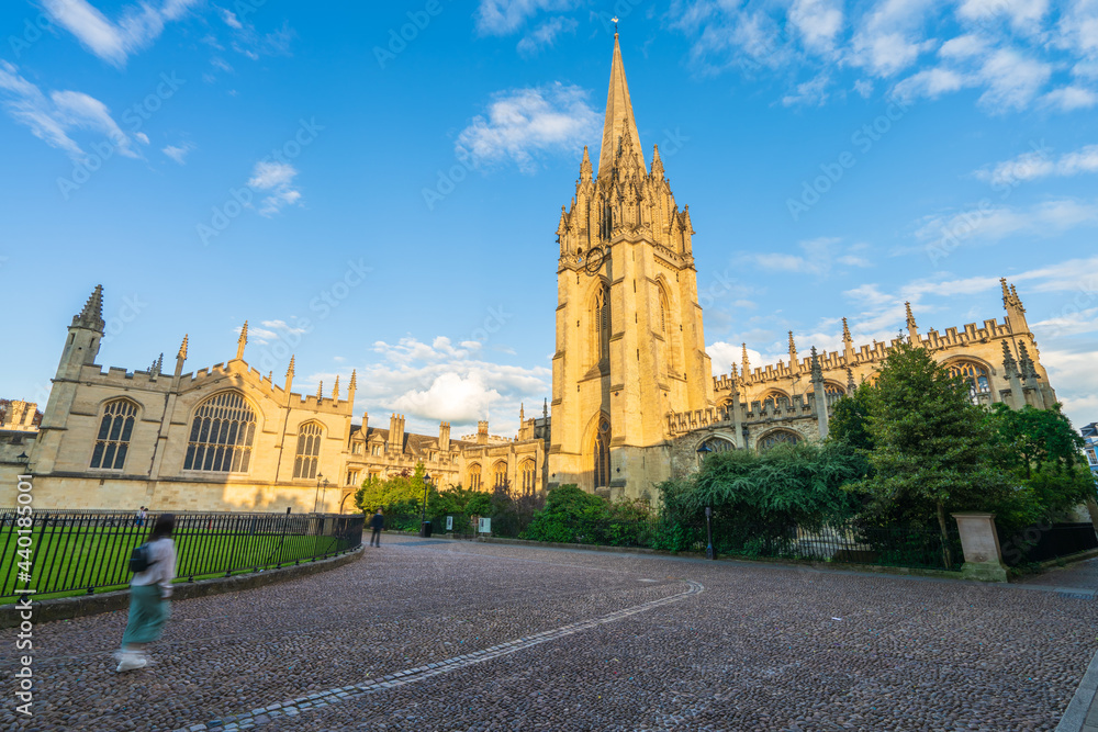 St. Mary's church in Oxford. England