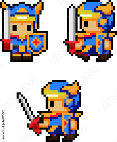 ドット絵・騎士 Pixel Art / Knight