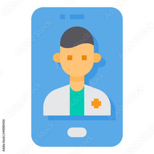 Smartphone flat icon