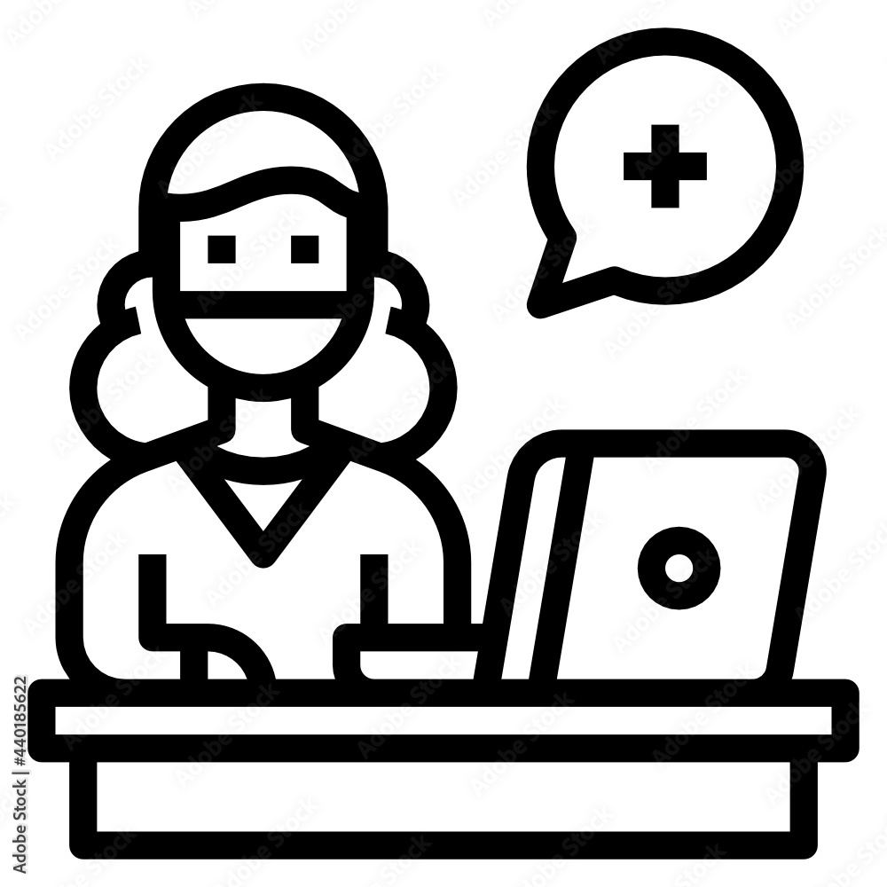 Medical Assistance outline icon Medical Assistance outline icon