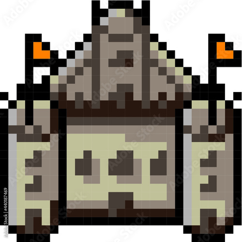 ドット絵・砦 Pixel Art / Fortress