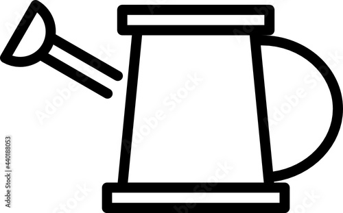 watering can minimal line icon