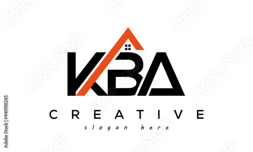 JBA letters real estate construction logo vector photo