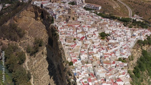 Aerial view over Ronda Town, Spain 

Ronda is a town in the Spanish province of Málaga, drone, 2021

