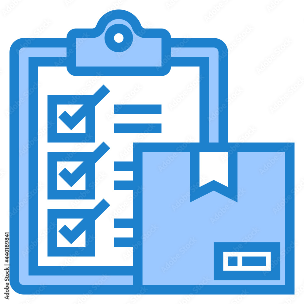 Delivery blue style icon Delivery blue style icon