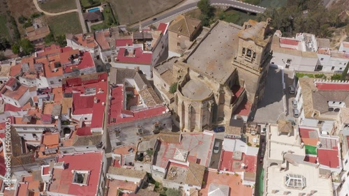 Aerial view over Ronda Town, Spain 

Ronda is a town in the Spanish province of Málaga, drone, 2021

