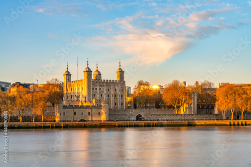 Tower of London in evening light