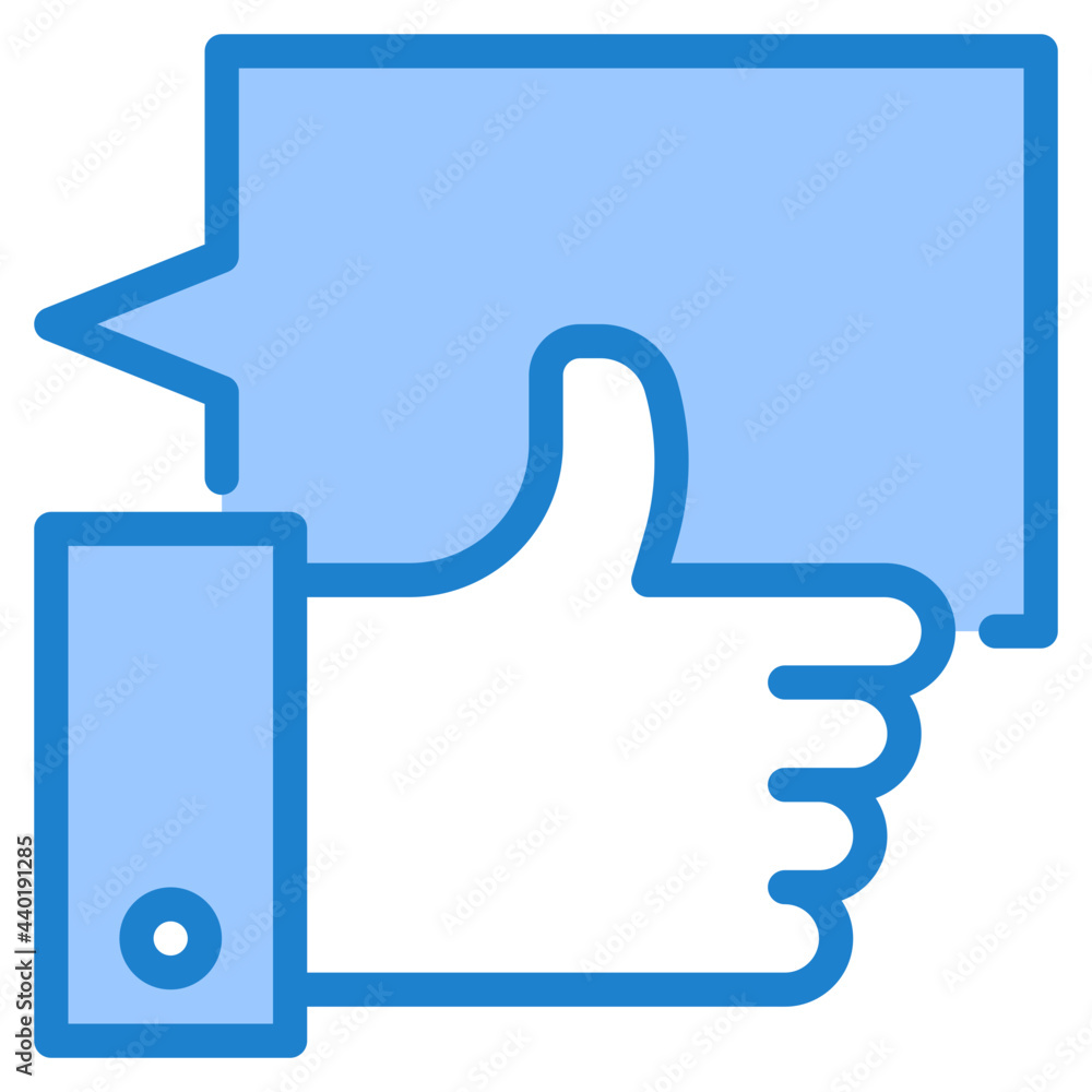 Social networks blue style icon Social networks blue style icon