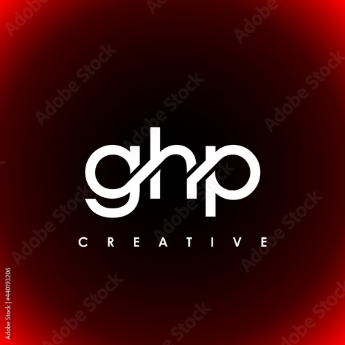 GHP Letter Initial Logo Design Template Vector Illustration photo