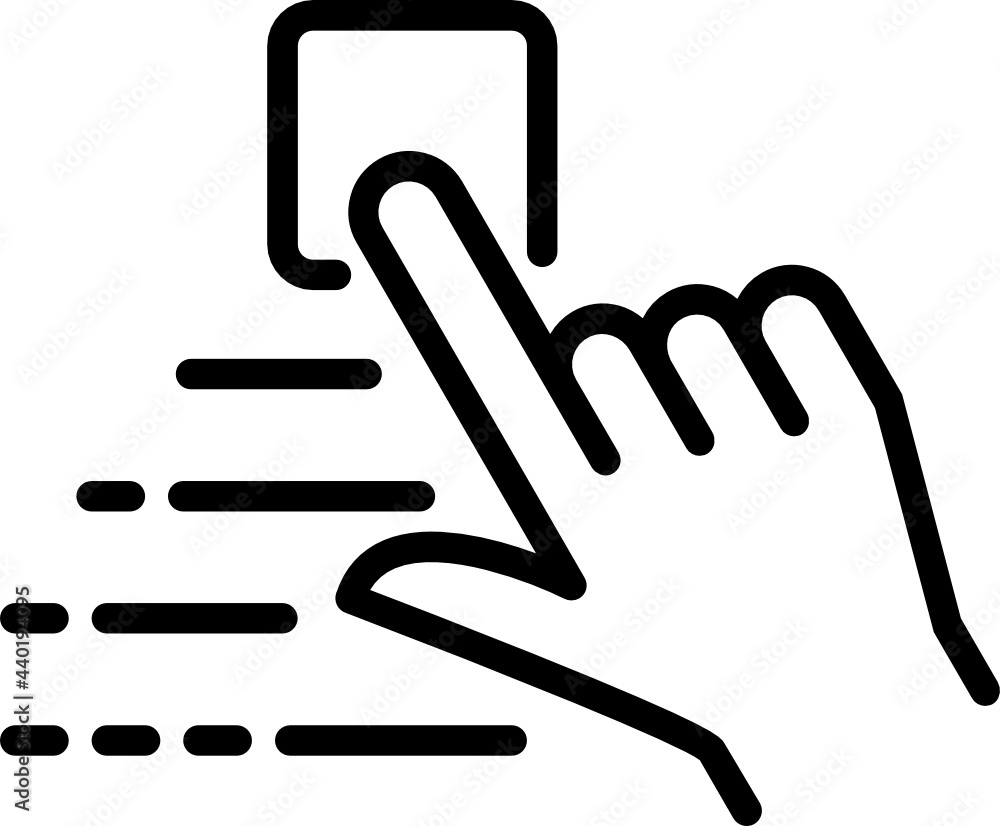 move application minimal line icon move application minimal line icon
