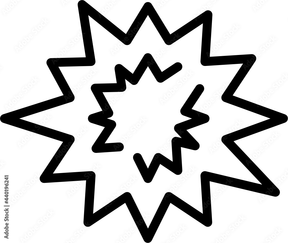 boom minimal line icon boom minimal line icon