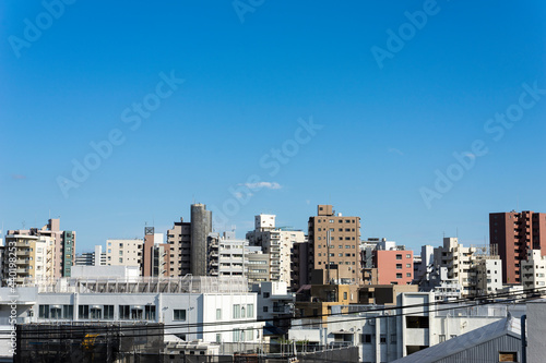 都市の風景 東京世田谷の町並み