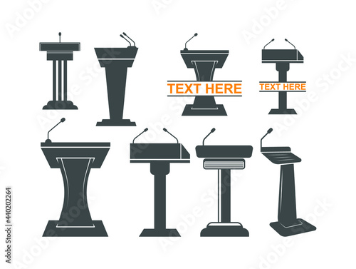 Podium Stand, Podium Stand Clipart, Speaker Podium, Lecture Podium