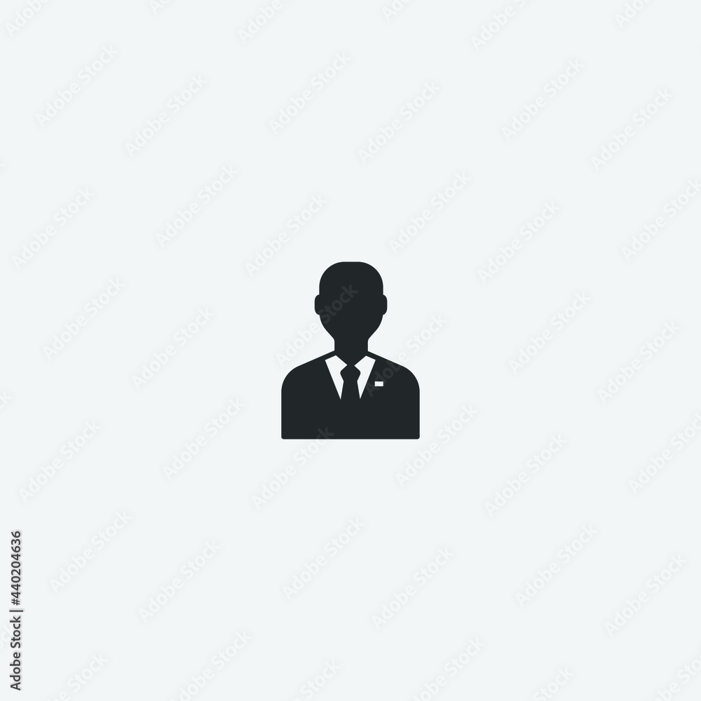 Manager vector icon illustration sign