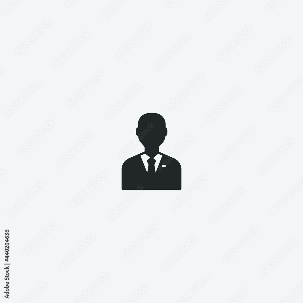 Manager vector icon illustration sign Manager vector icon illustration sign