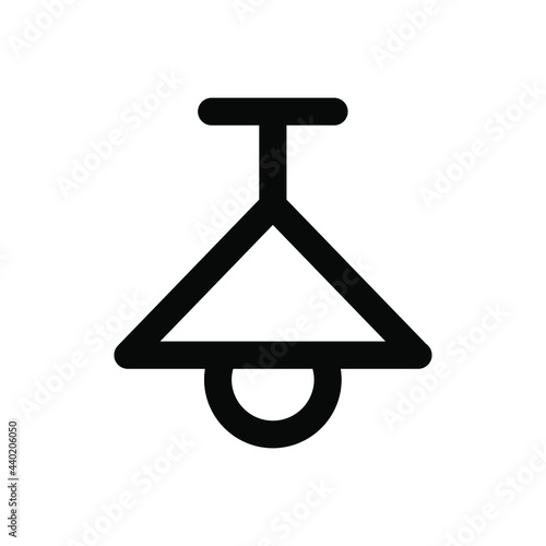 Ceiling lamp icon