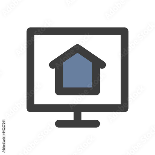 Home monitoring icon